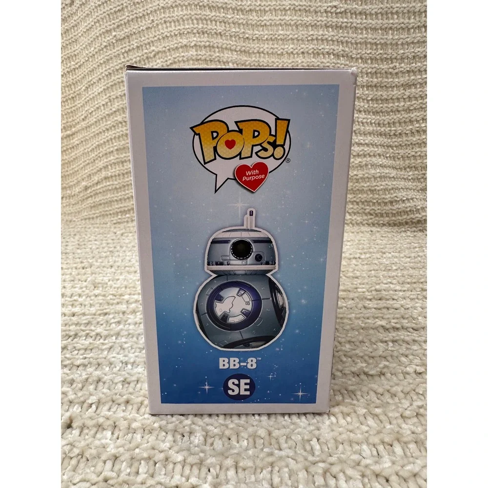 Funko Pop Star Wars Make A Wish BB-8 Stormtrooper Metallic GameStop Exclusive - Picture 11 of 15
